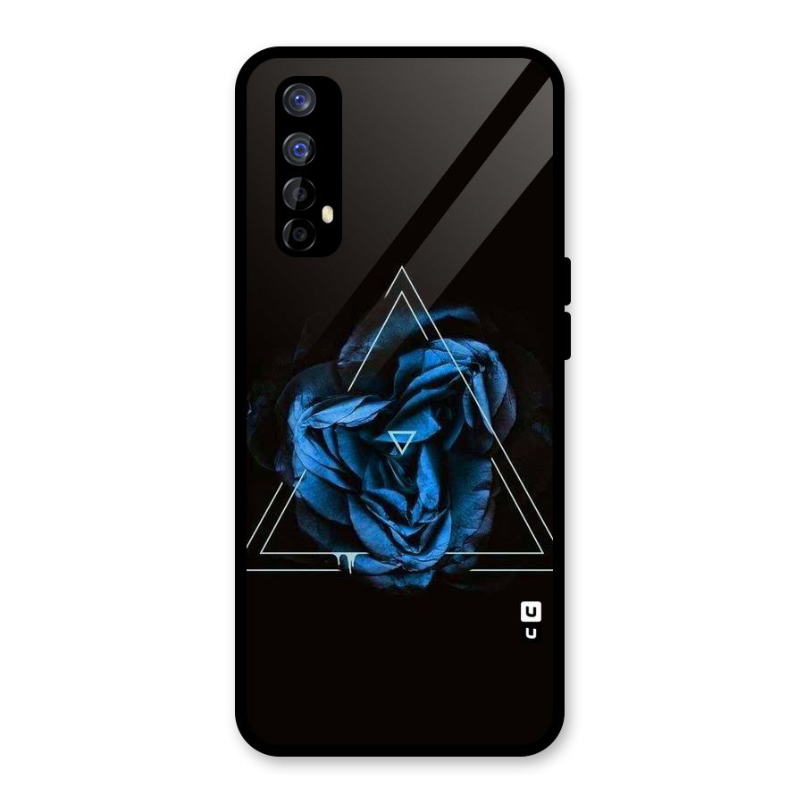 Blue Magic Triangle Glass Back Case for Realme Narzo 20 Pro