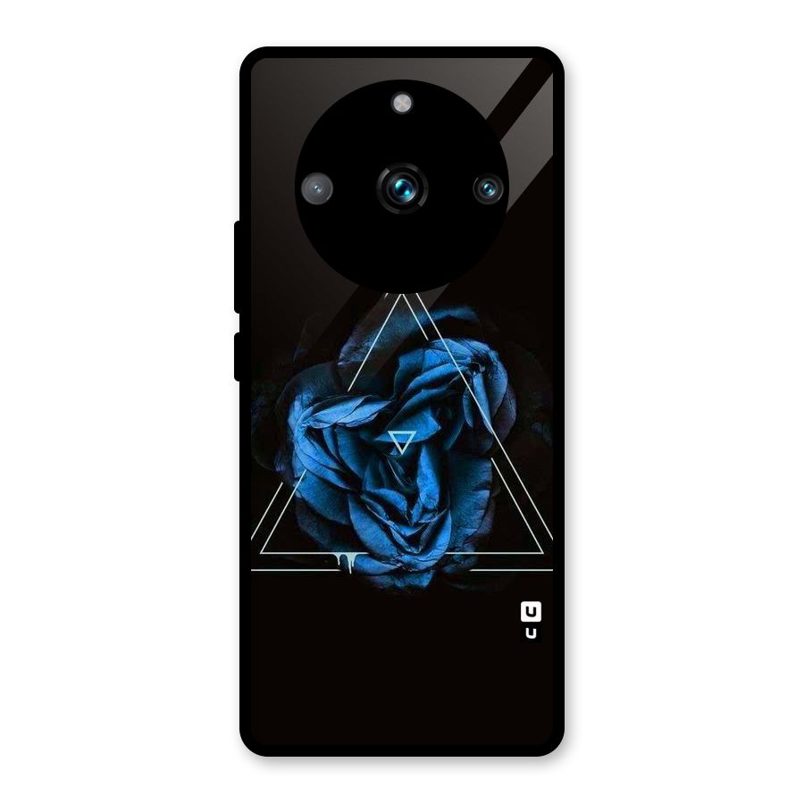 Blue Magic Triangle Glass Back Case for Realme Narzo 60 Pro