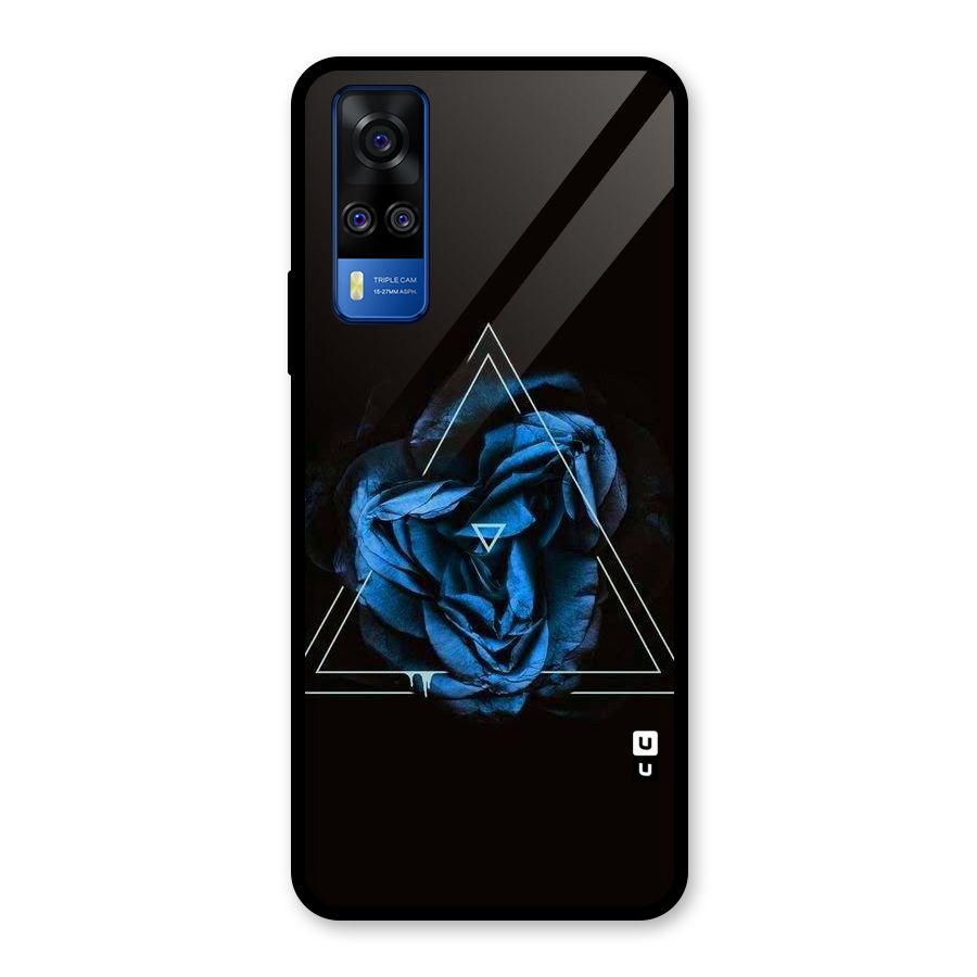Blue Magic Triangle Glass Back Case for Vivo Y31