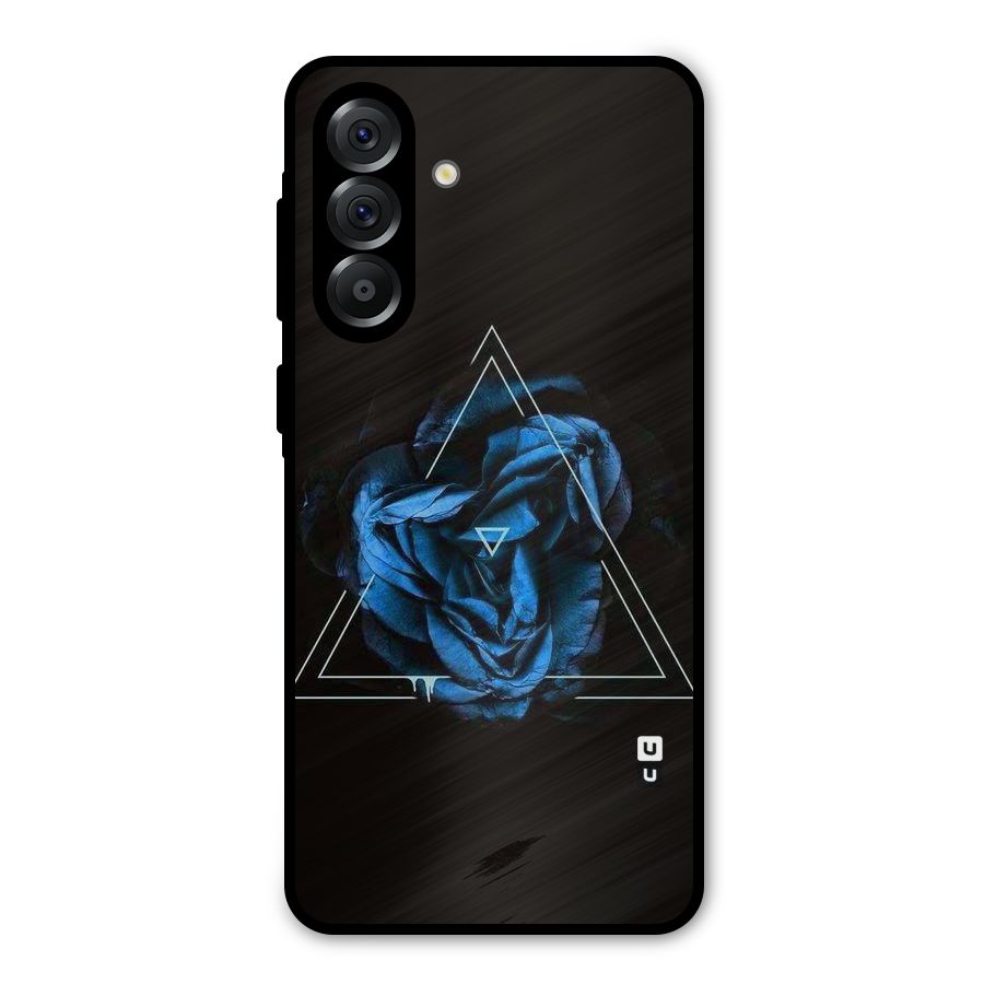 Blue Magic Triangle Metal Back Case for Galaxy A56