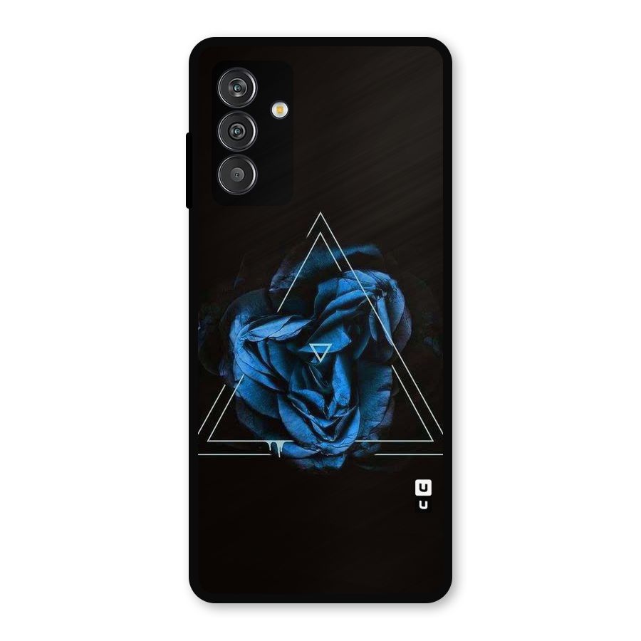 Blue Magic Triangle Metal Back Case for Galaxy F13
