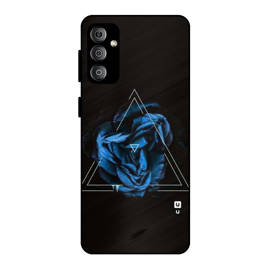Blue Magic Triangle Metal Back Case for Galaxy F23