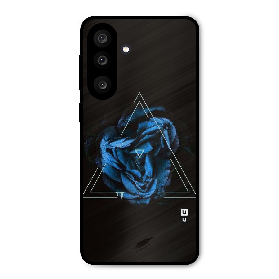 Blue Magic Triangle Metal Back Case for Galaxy F56