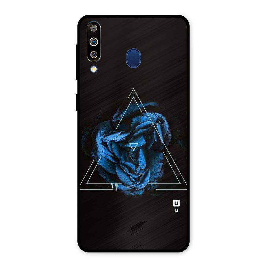 Blue Magic Triangle Metal Back Case for Galaxy M30