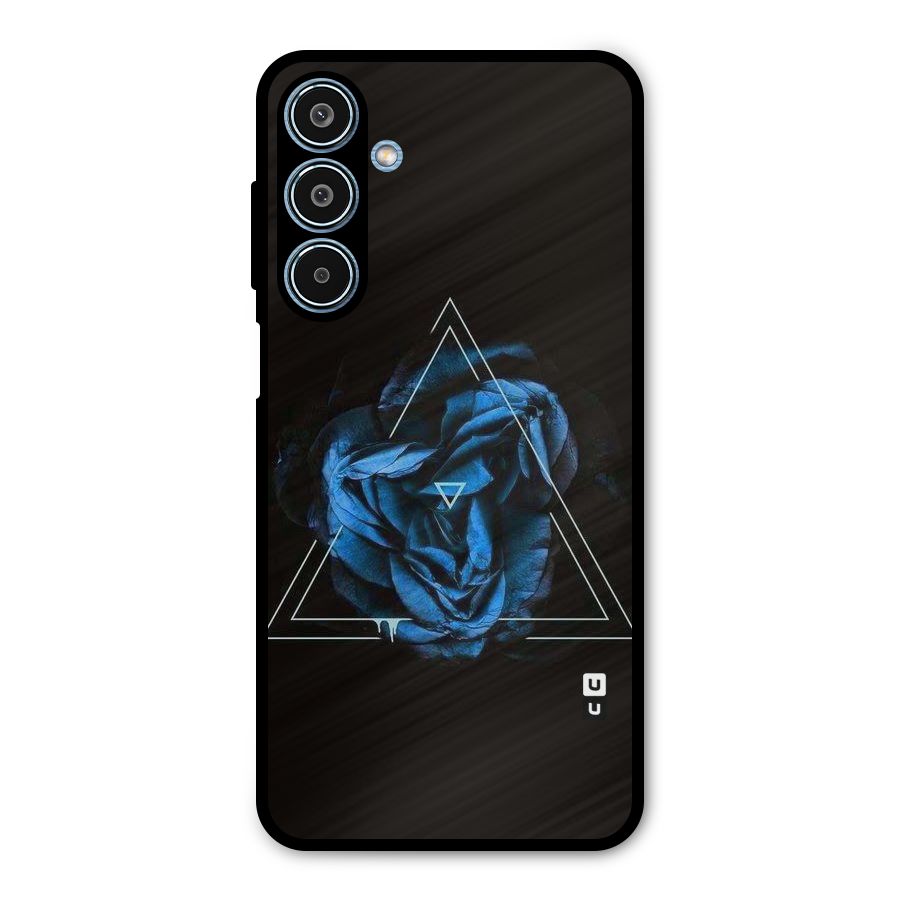 Blue Magic Triangle Metal Back Case for Galaxy M35
