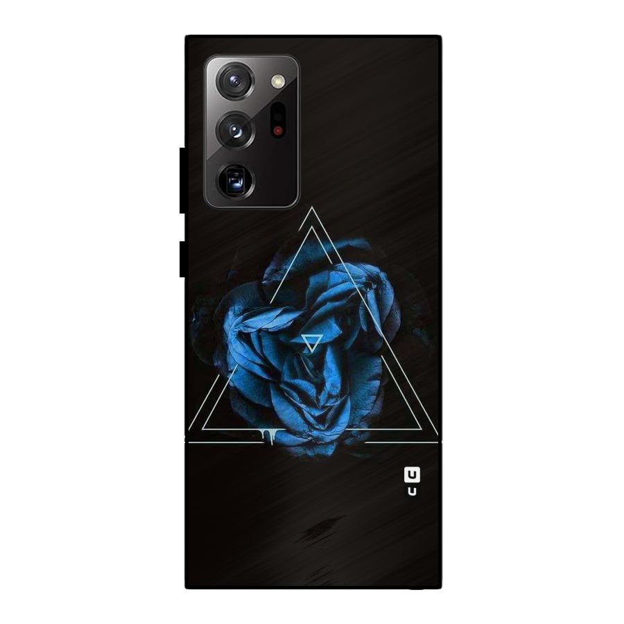 Blue Magic Triangle Metal Back Case for Galaxy Note 20 Ultra