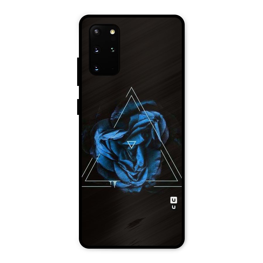 Blue Magic Triangle Metal Back Case for Galaxy S20 Plus