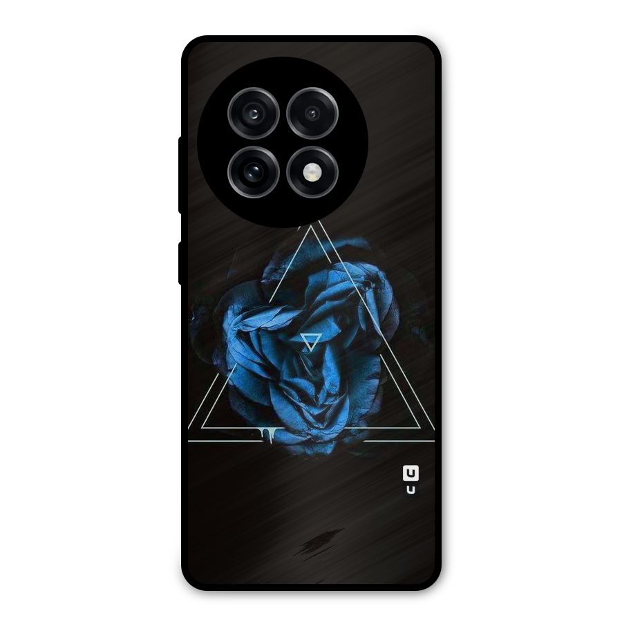 Blue Magic Triangle Metal Back Case for OnePlus 13R