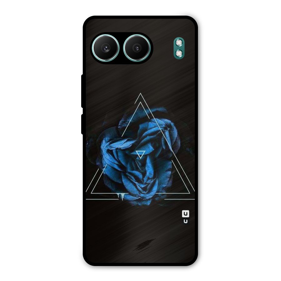 Blue Magic Triangle Metal Back Case for OnePlus Nord 4