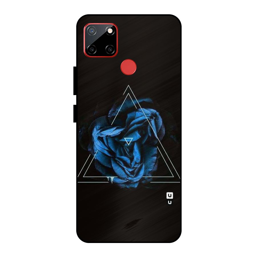 Blue Magic Triangle Metal Back Case for Realme C12