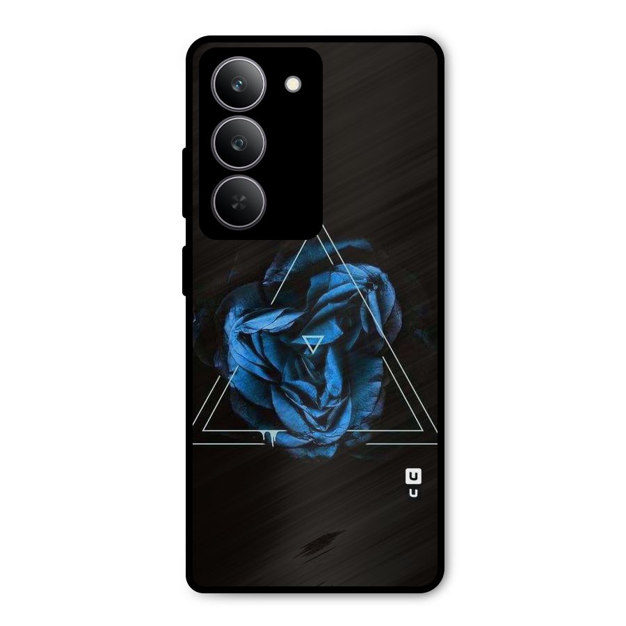 Blue Magic Triangle Metal Back Case for Realme P3x