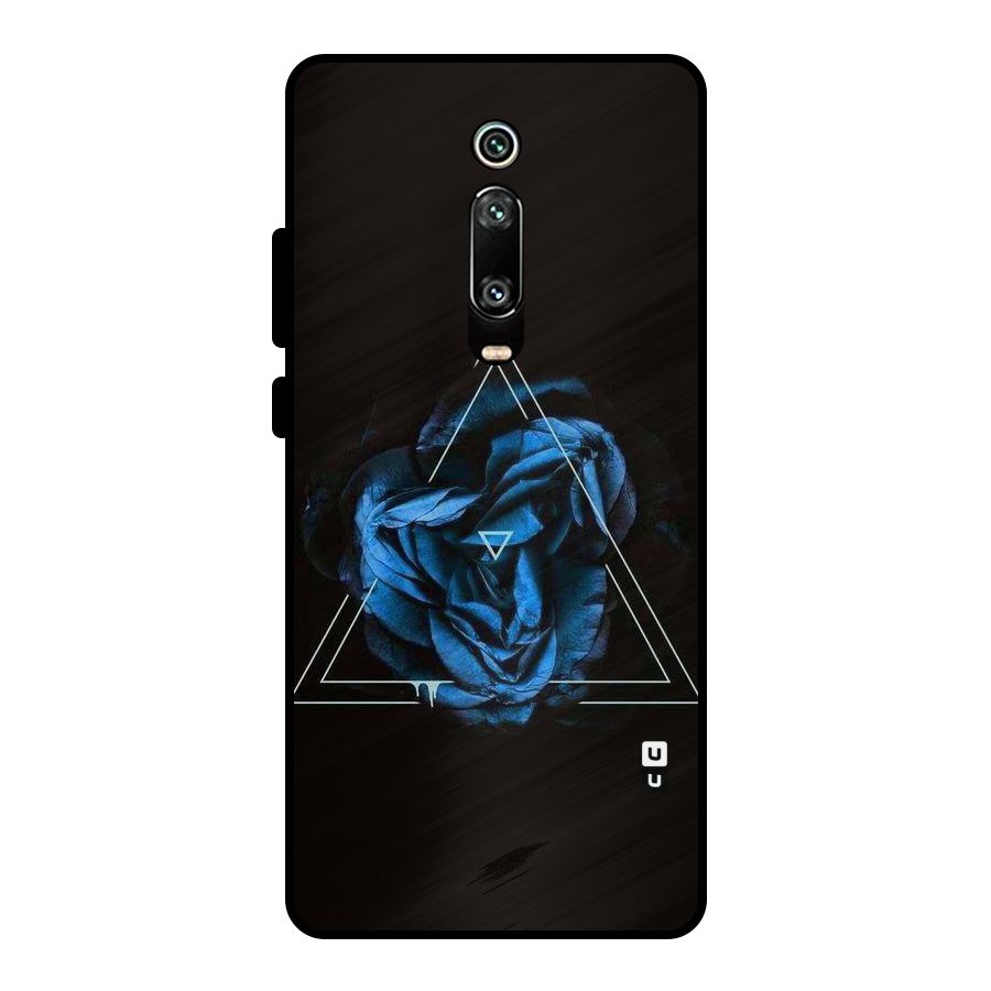 Blue Magic Triangle Metal Back Case for Redmi K20