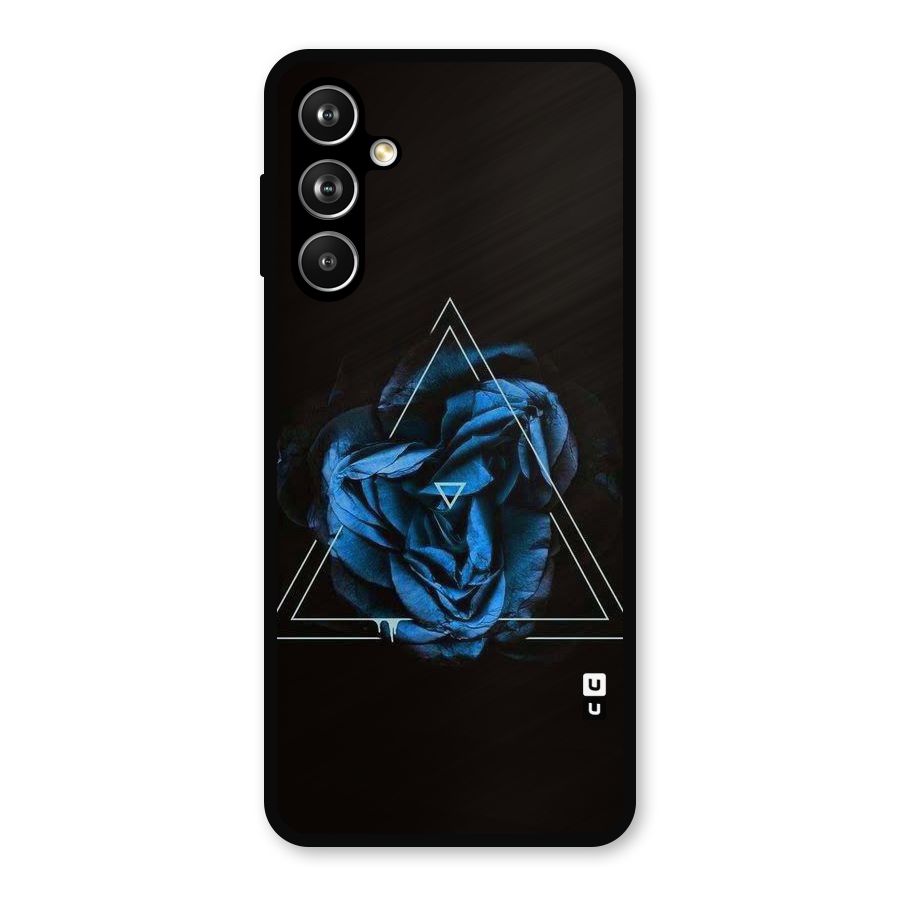 Blue Magic Triangle Metal Back Case for Samsung Galaxy M54