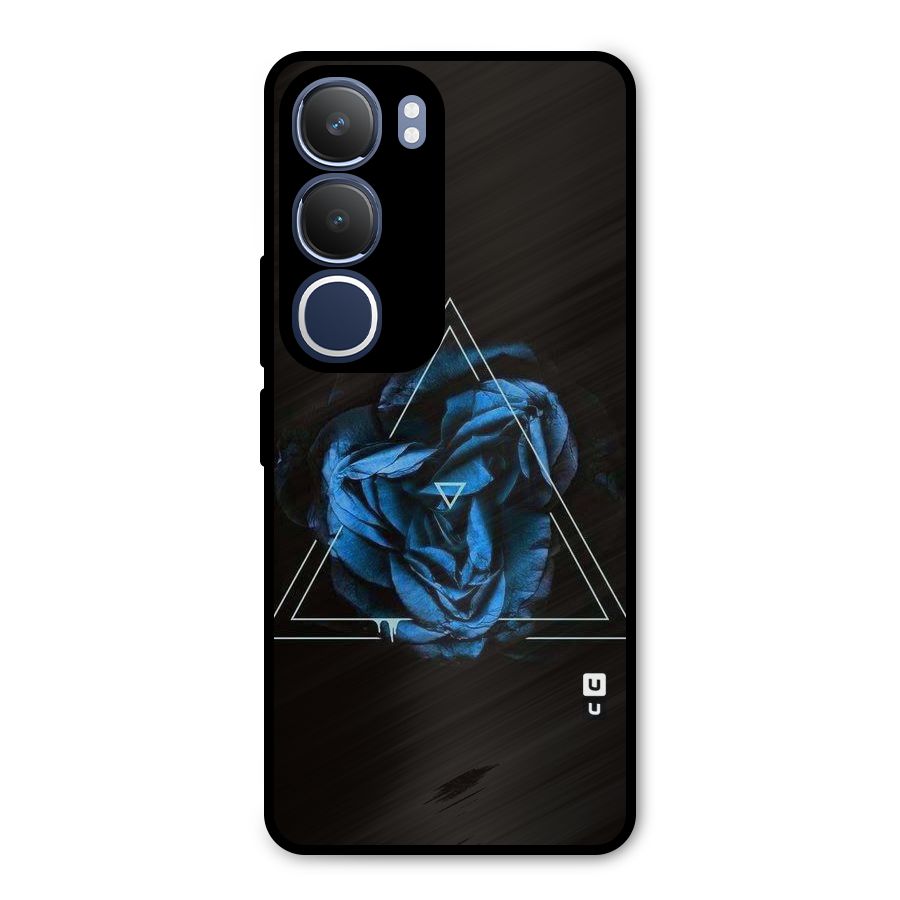 Blue Magic Triangle Metal Back Case for Vivo Y29