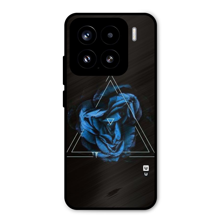 Blue Magic Triangle Metal Back Case for Xiaomi 15