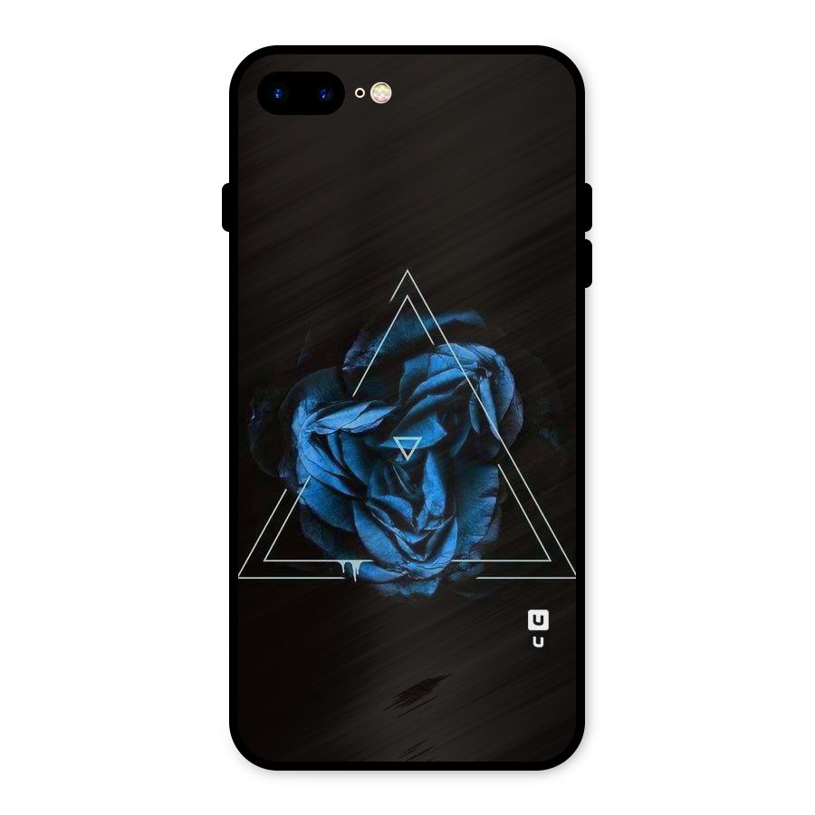 Blue Magic Triangle Metal Back Case for iPhone 7 Plus