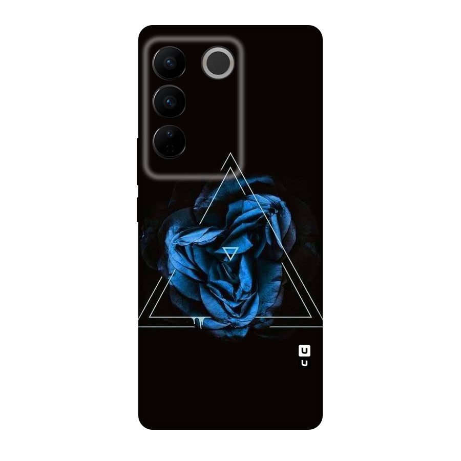 Blue Magic Triangle Original Polycarbonate Back Case for Vivo V27