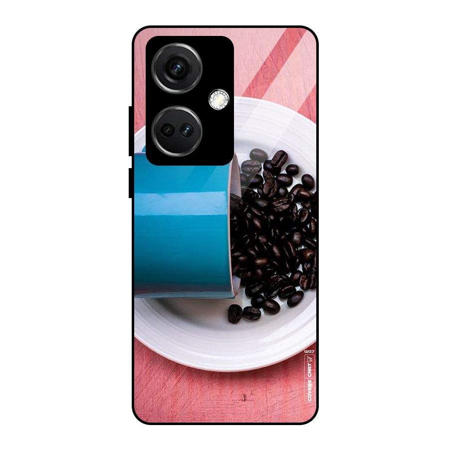 Blue Mug And Beans Glass Back Case for OnePlus Nord CE 3 5G