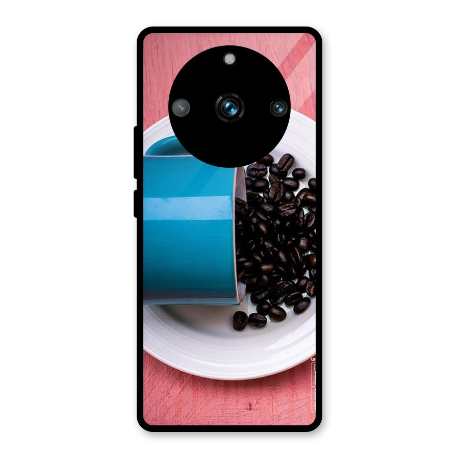 Blue Mug And Beans Glass Back Case for Realme Narzo 60 Pro