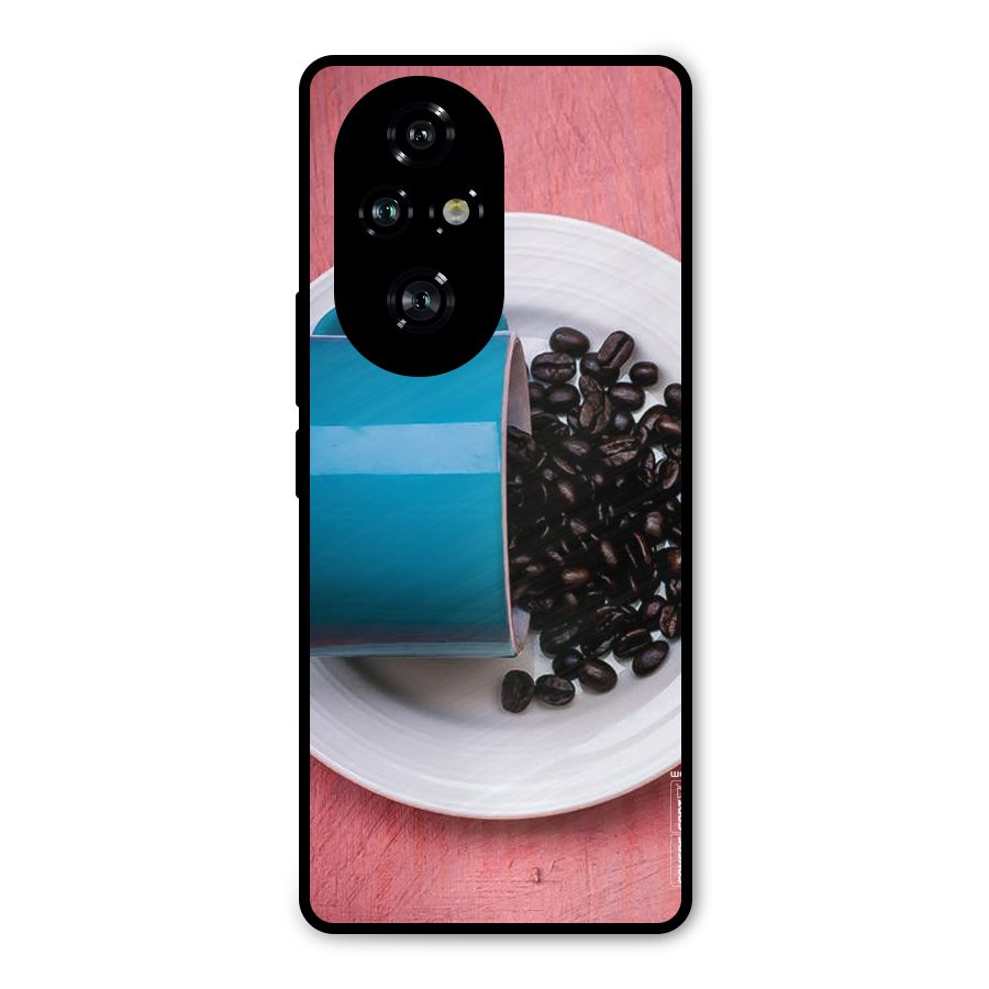 Blue Mug And Beans Metal Back Case for Honor 200 Pro