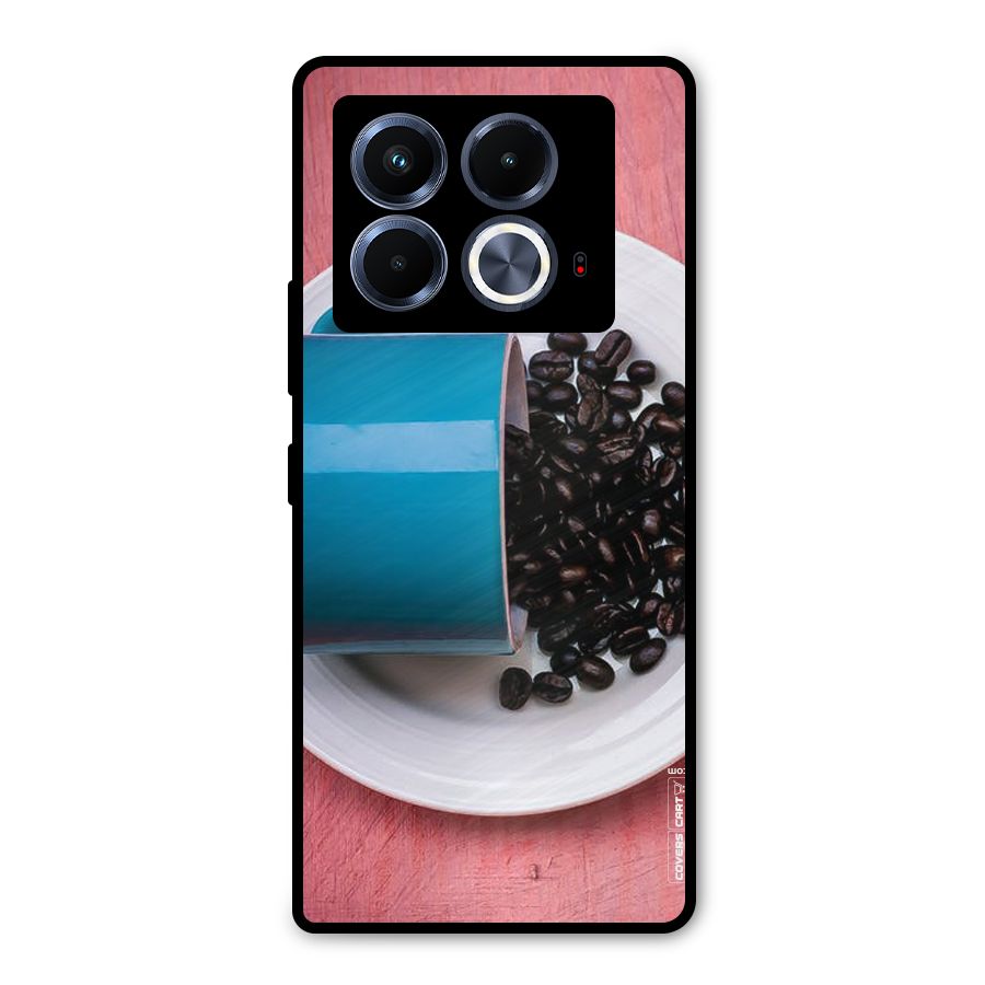 Blue Mug And Beans Metal Back Case for Infinix Note 40 5G