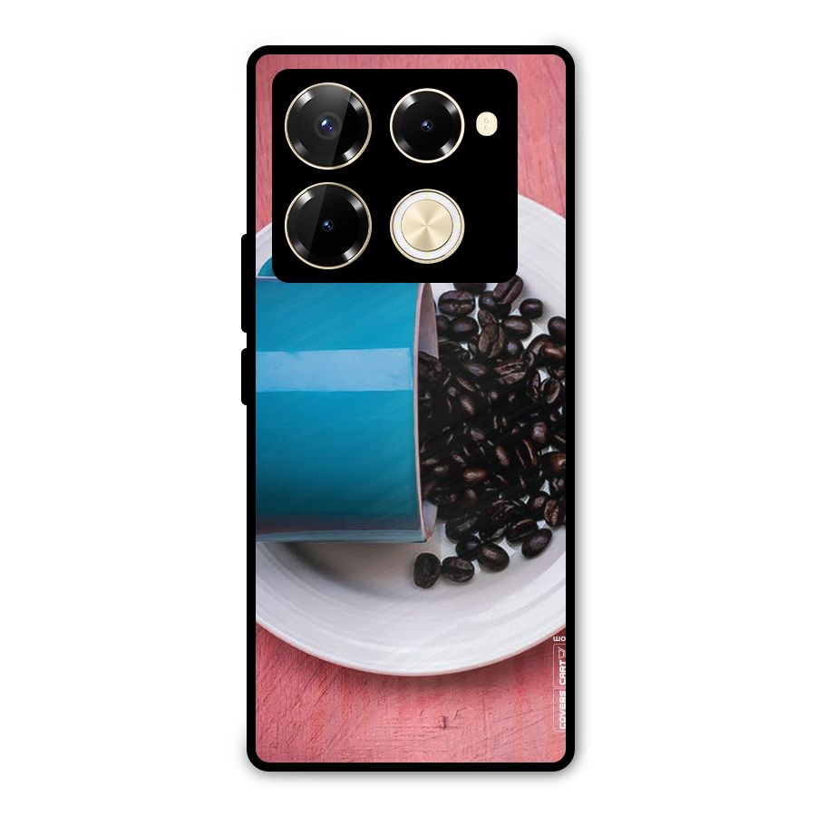 Blue Mug And Beans Metal Back Case for Infinix Note 40 Pro Plus