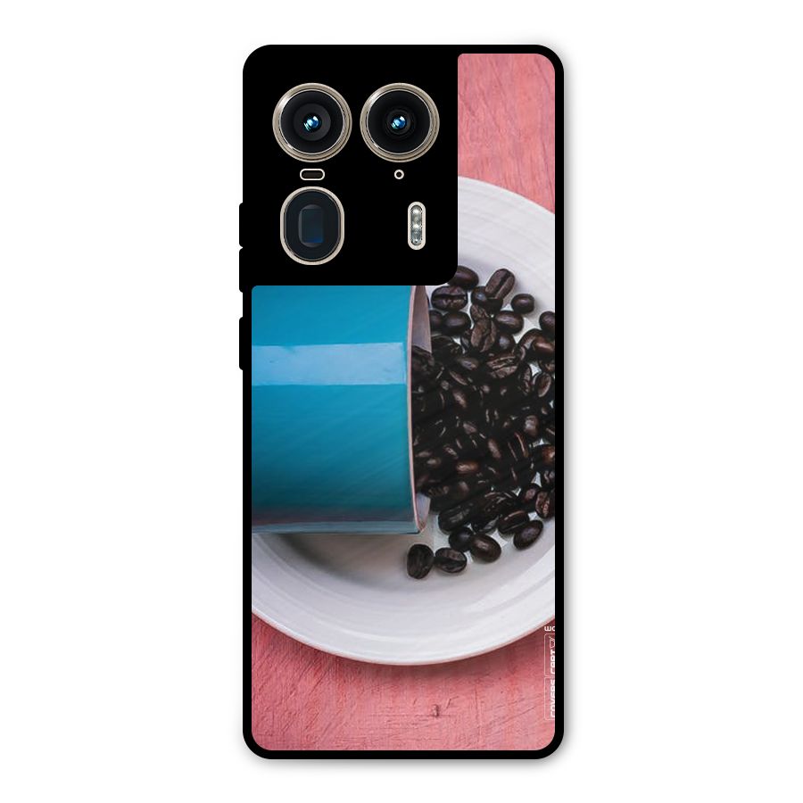 Blue Mug And Beans Metal Back Case for Motorola Edge 50 Ultra
