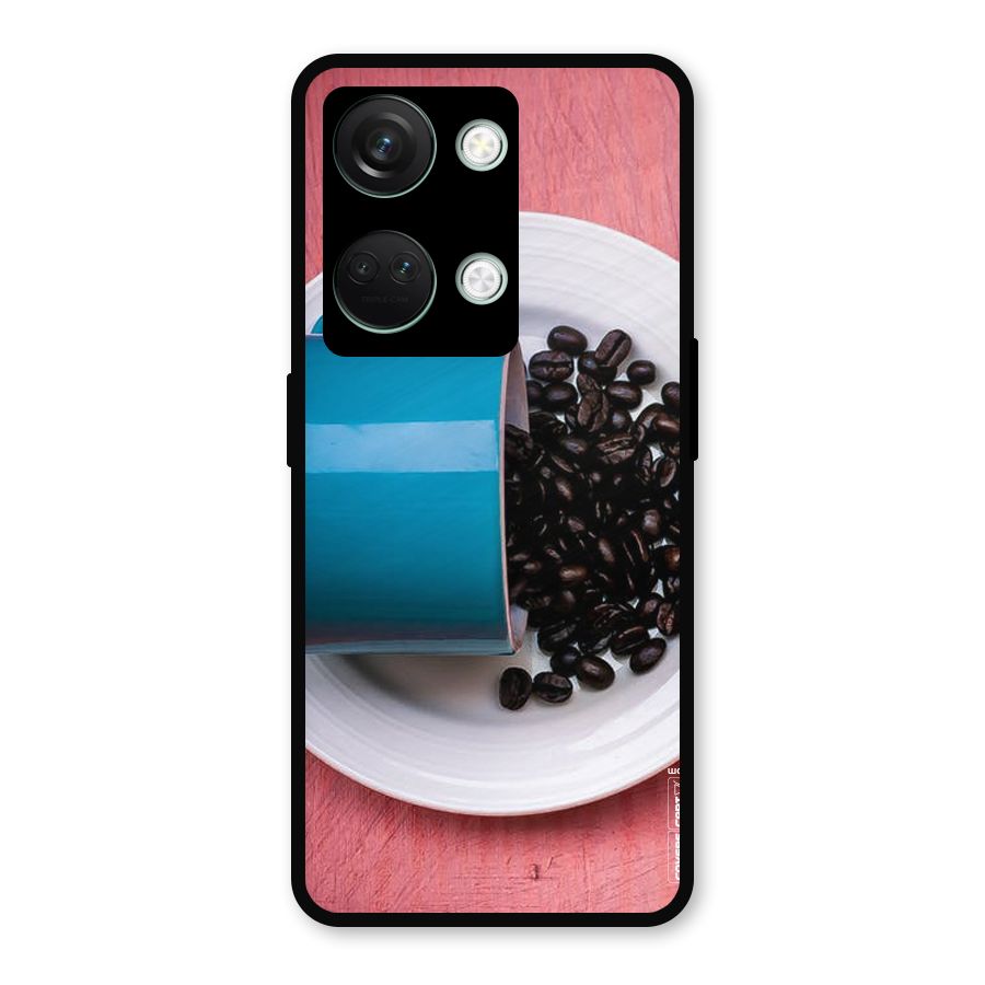 Blue Mug And Beans Metal Back Case for OnePlus Nord 3