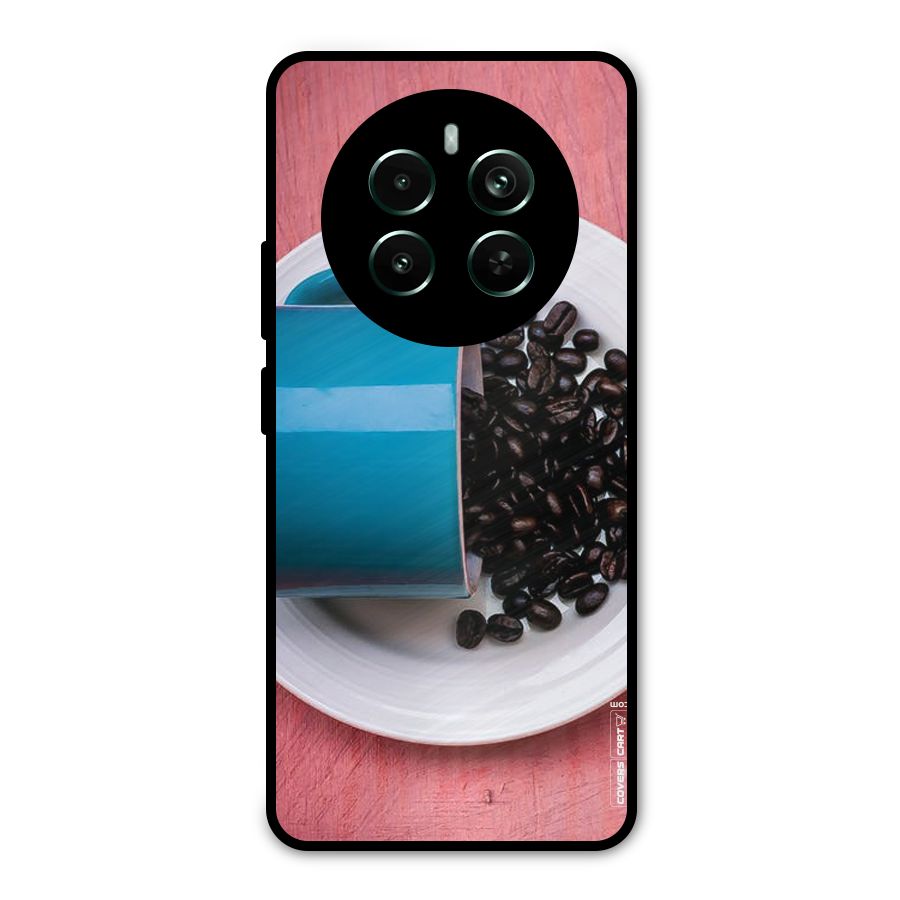 Blue Mug And Beans Metal Back Case for Realme 12 Pro Plus