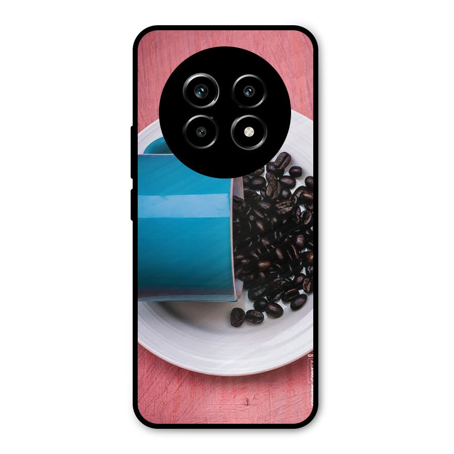 Blue Mug And Beans Metal Back Case for Realme 13 Pro
