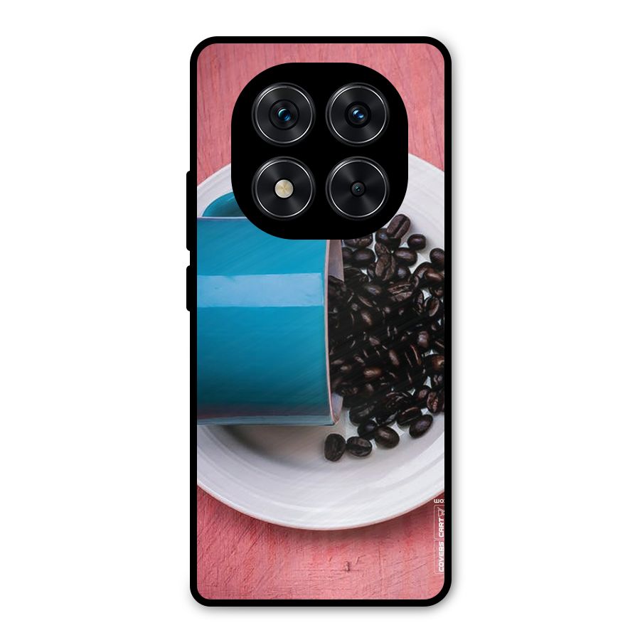 Blue Mug And Beans Metal Back Case for Redmi Note 14 Pro 5G