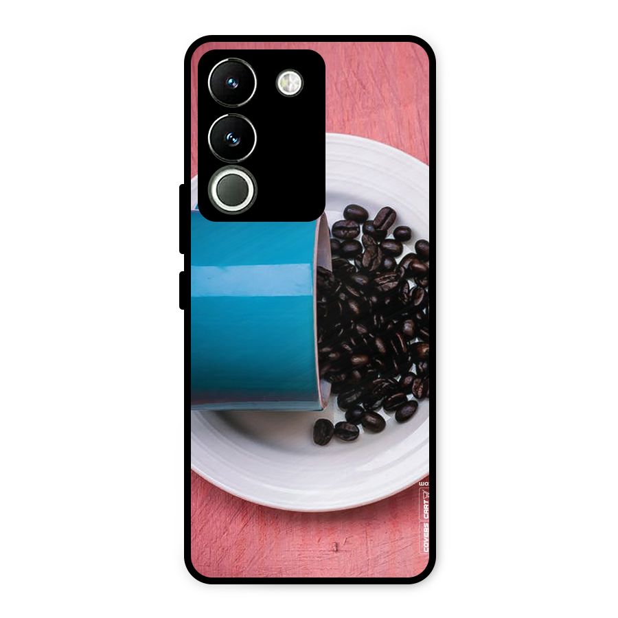 Blue Mug And Beans Metal Back Case for Vivo Y200