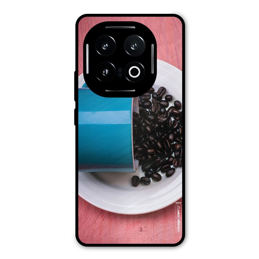 Blue Mug And Beans Metal Back Case for iQOO 13