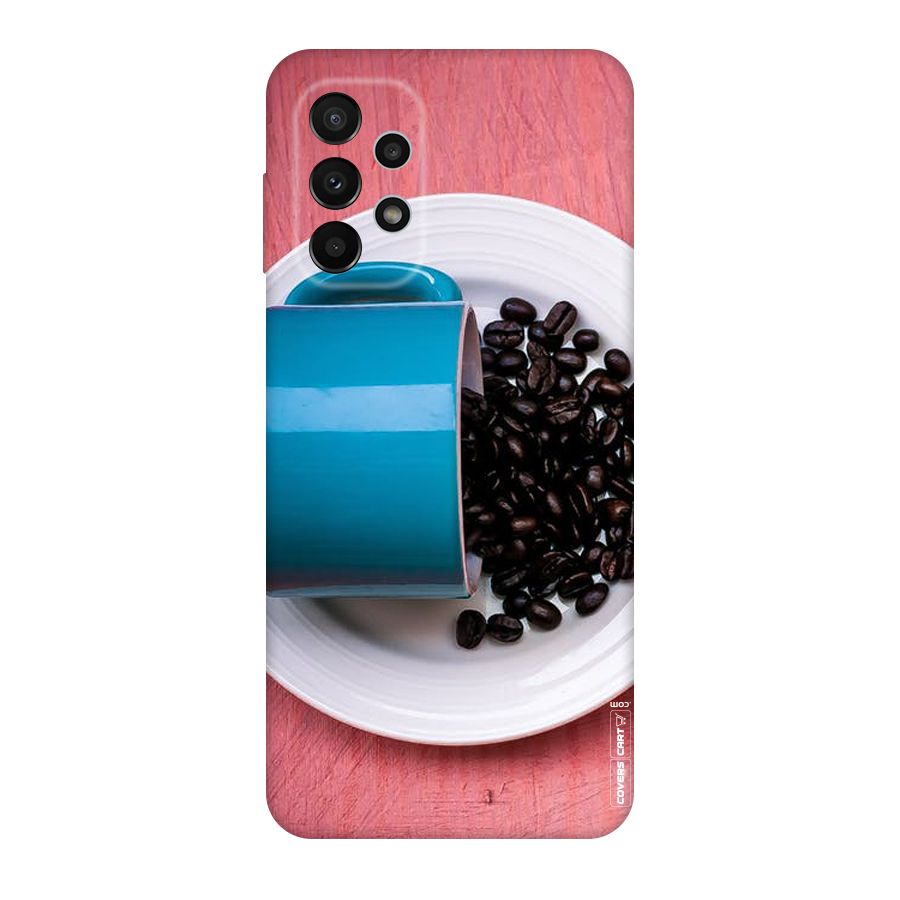 Blue Mug And Beans Original Polycarbonate Back Case for Galaxy A23