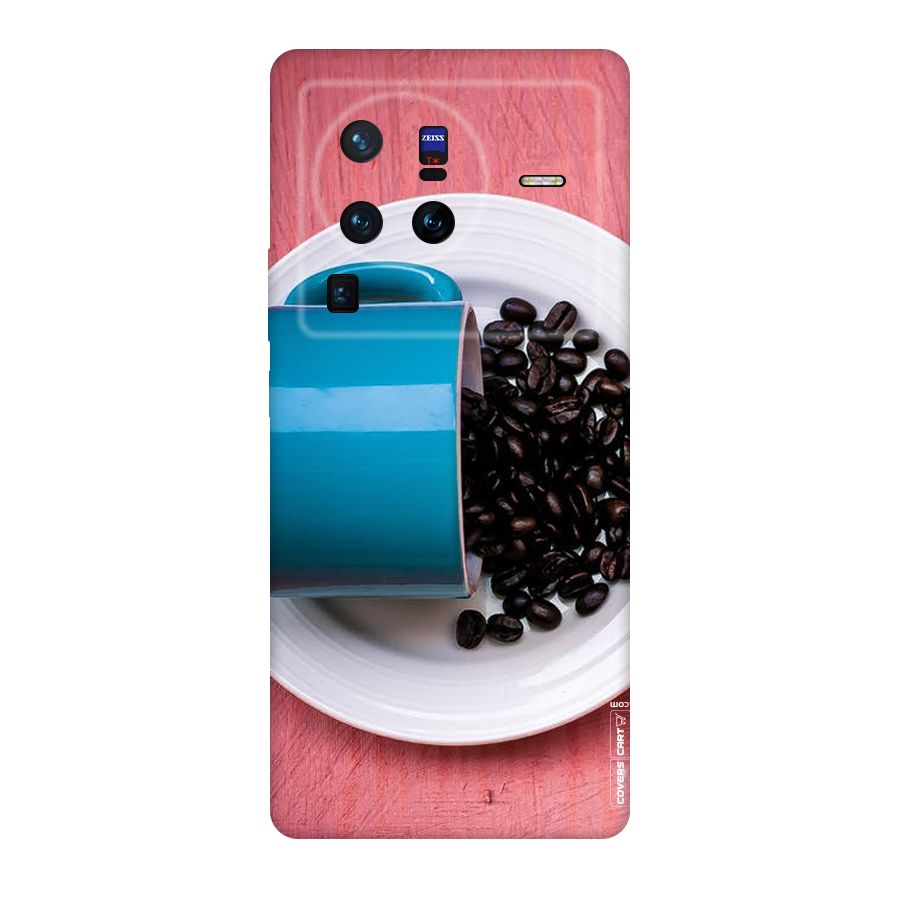 Blue Mug And Beans Original Polycarbonate Back Case for Vivo X80