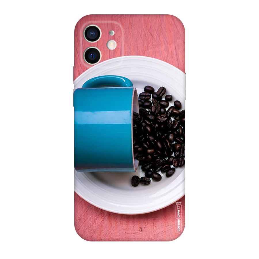 Blue Mug And Beans Original Polycarbonate Back Case for iPhone 12