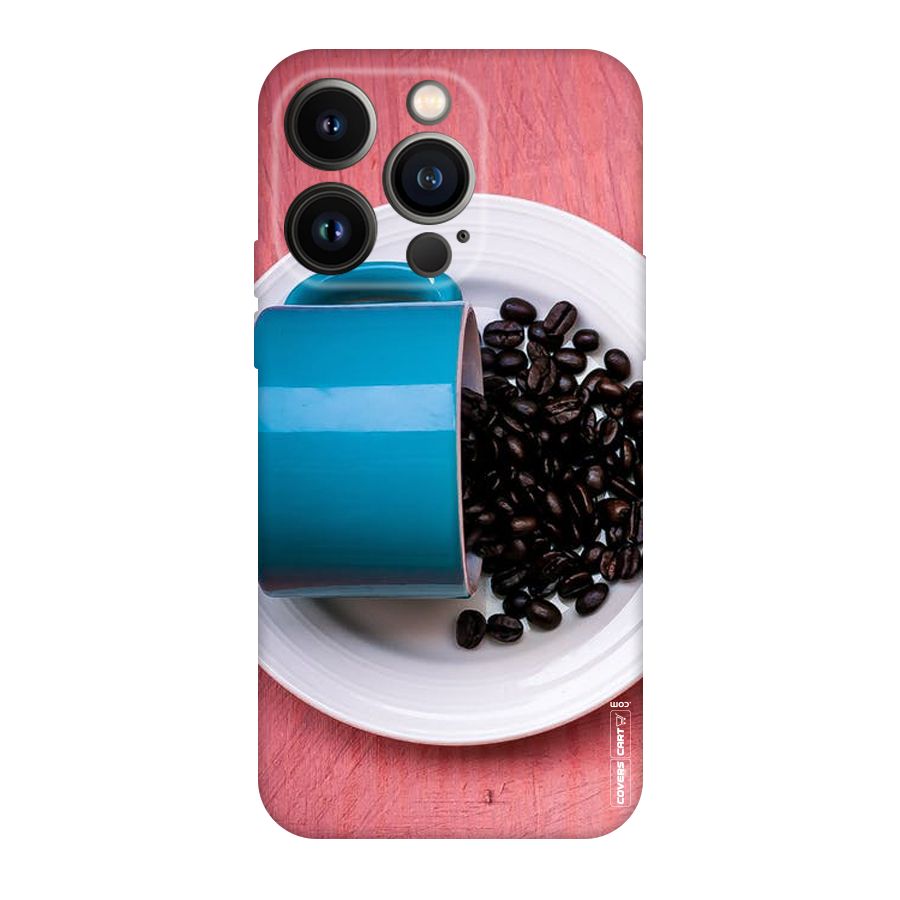 Blue Mug And Beans Original Polycarbonate Back Case for iPhone 14 Pro