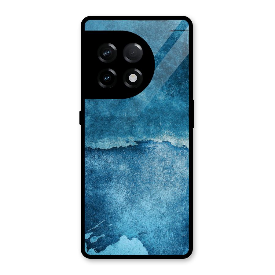 Blue Paint Wall Glass Back Case for OnePlus 11R