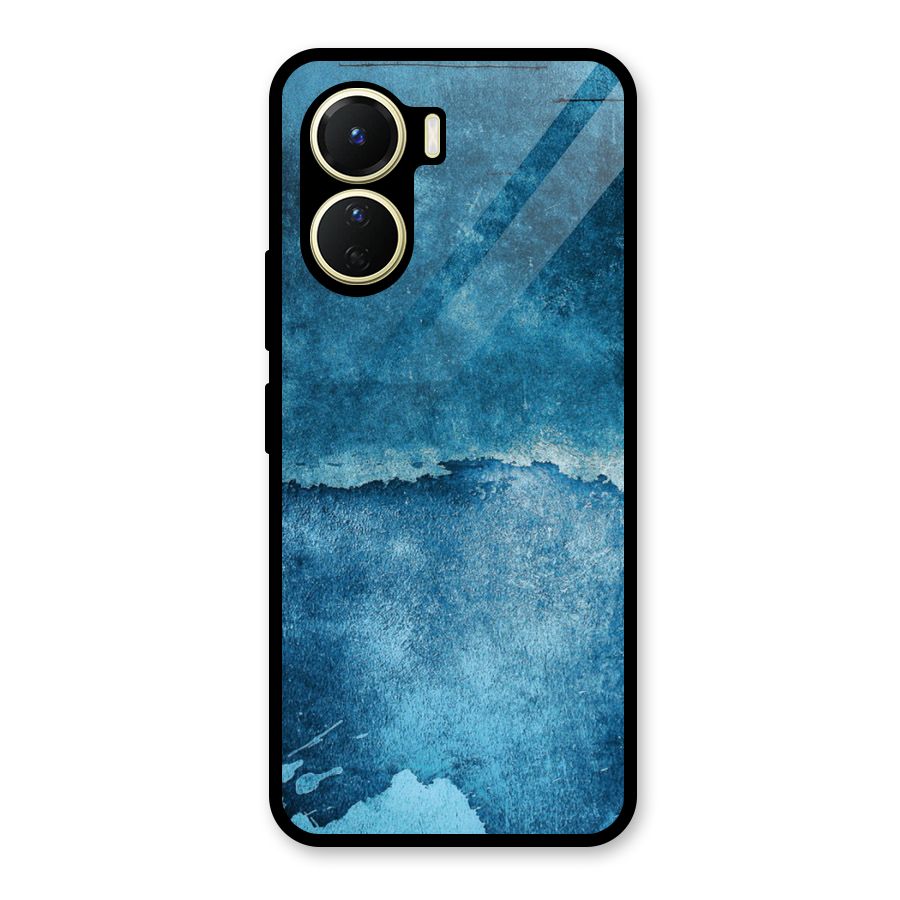 Blue Paint Wall Glass Back Case for Vivo Y16