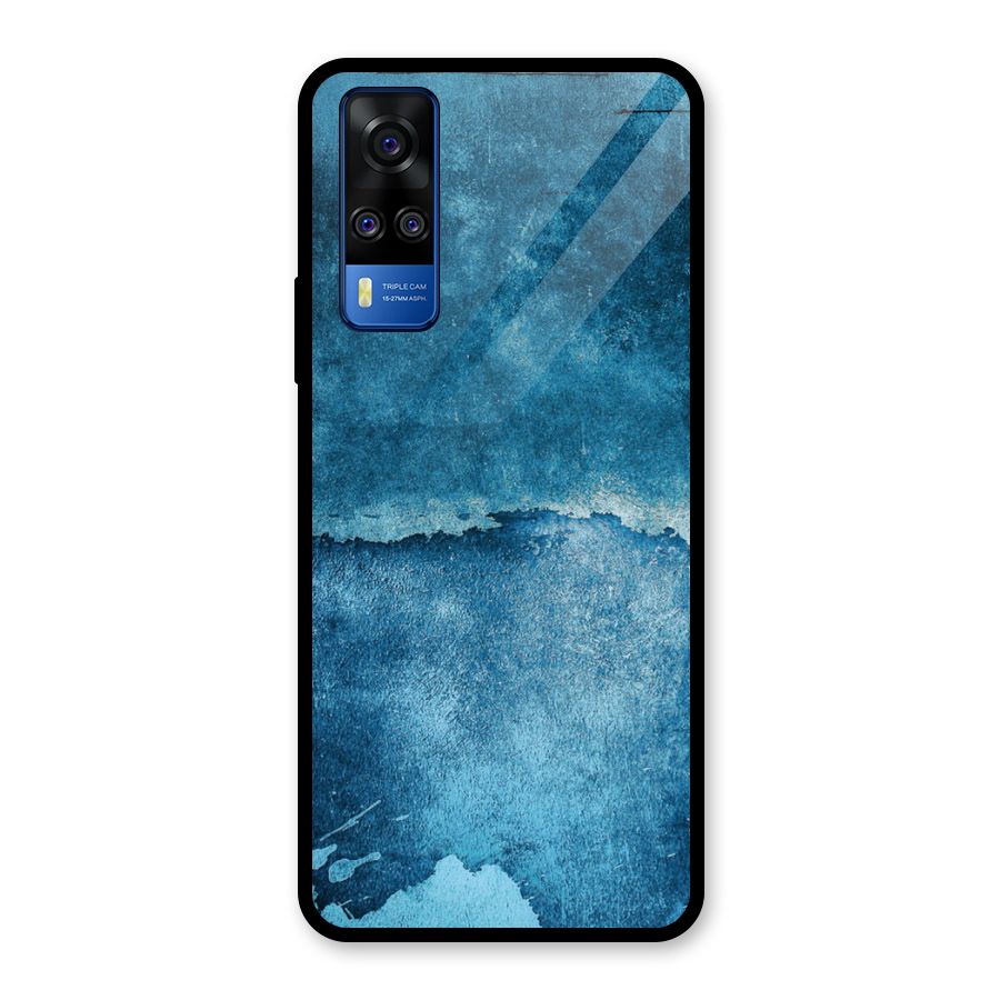 Blue Paint Wall Glass Back Case for Vivo Y31