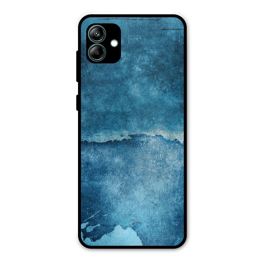 Blue Paint Wall Metal Back Case for Galaxy A04