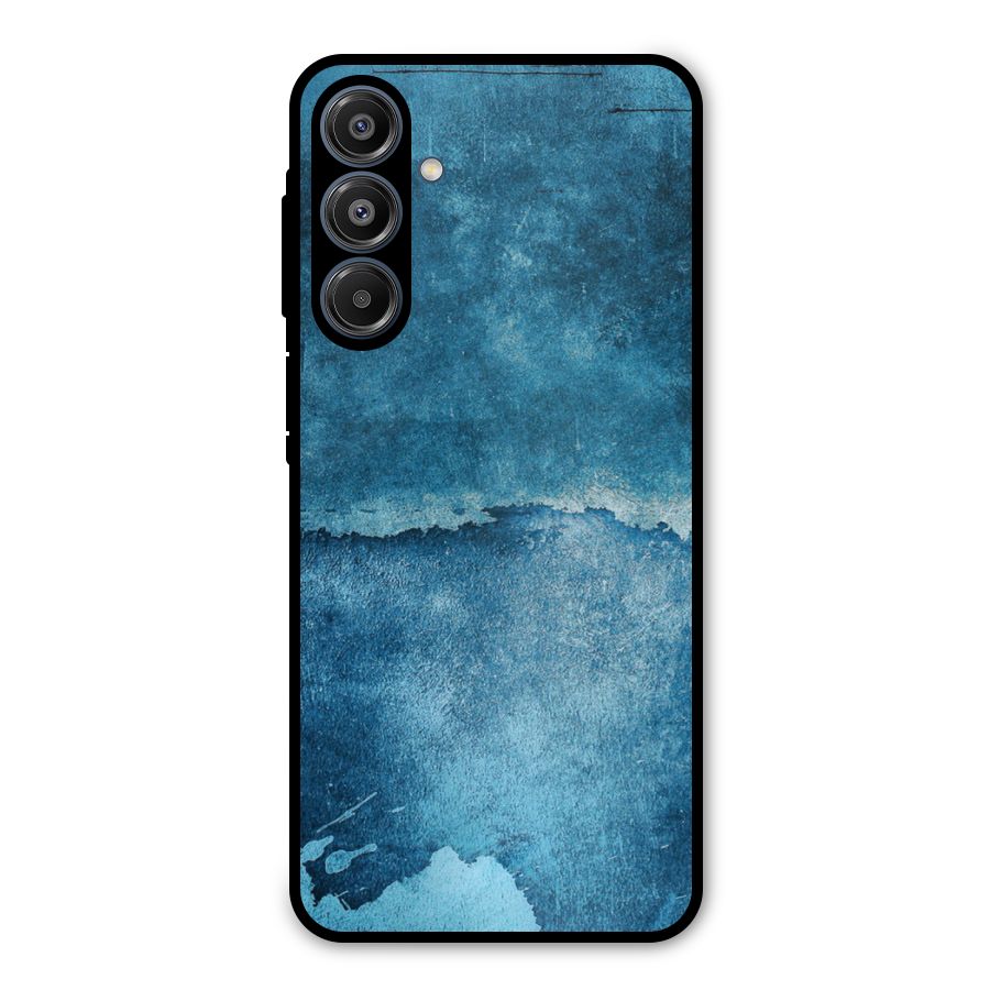Blue Paint Wall Metal Back Case for Galaxy A16 5G