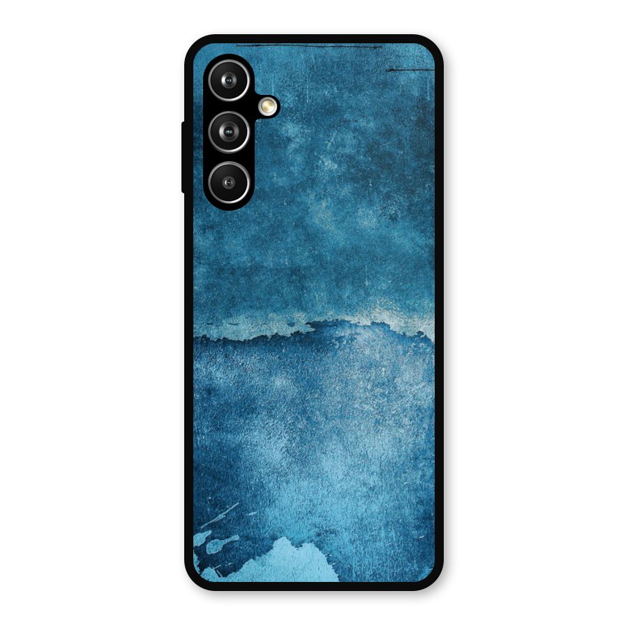 Blue Paint Wall Metal Back Case for Galaxy F54