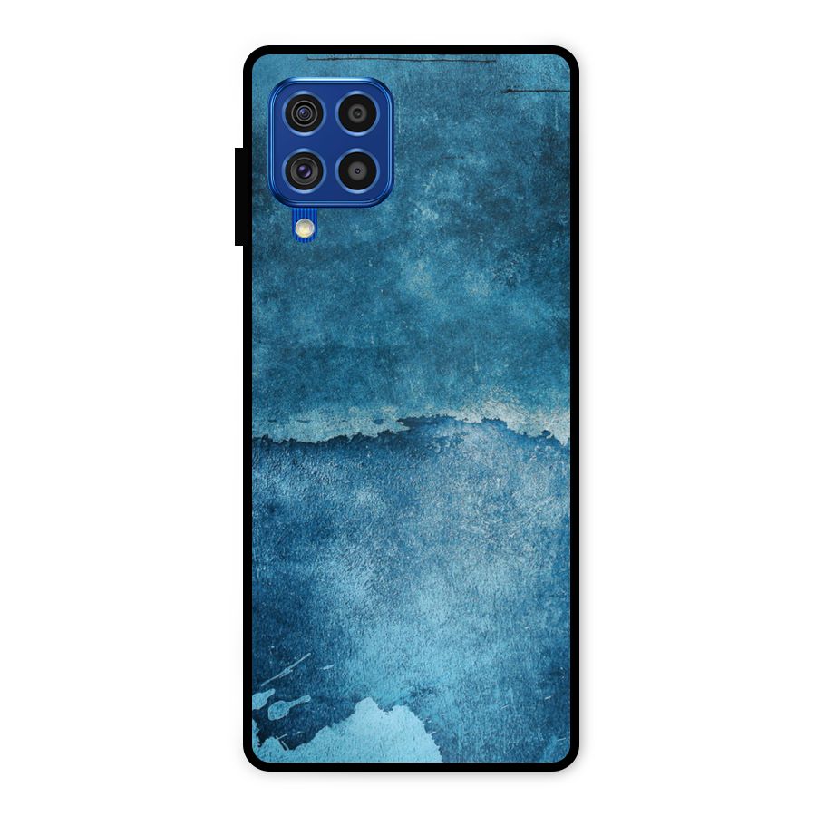 Blue Paint Wall Metal Back Case for Galaxy F62