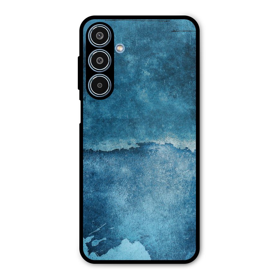 Blue Paint Wall Metal Back Case for Galaxy M35