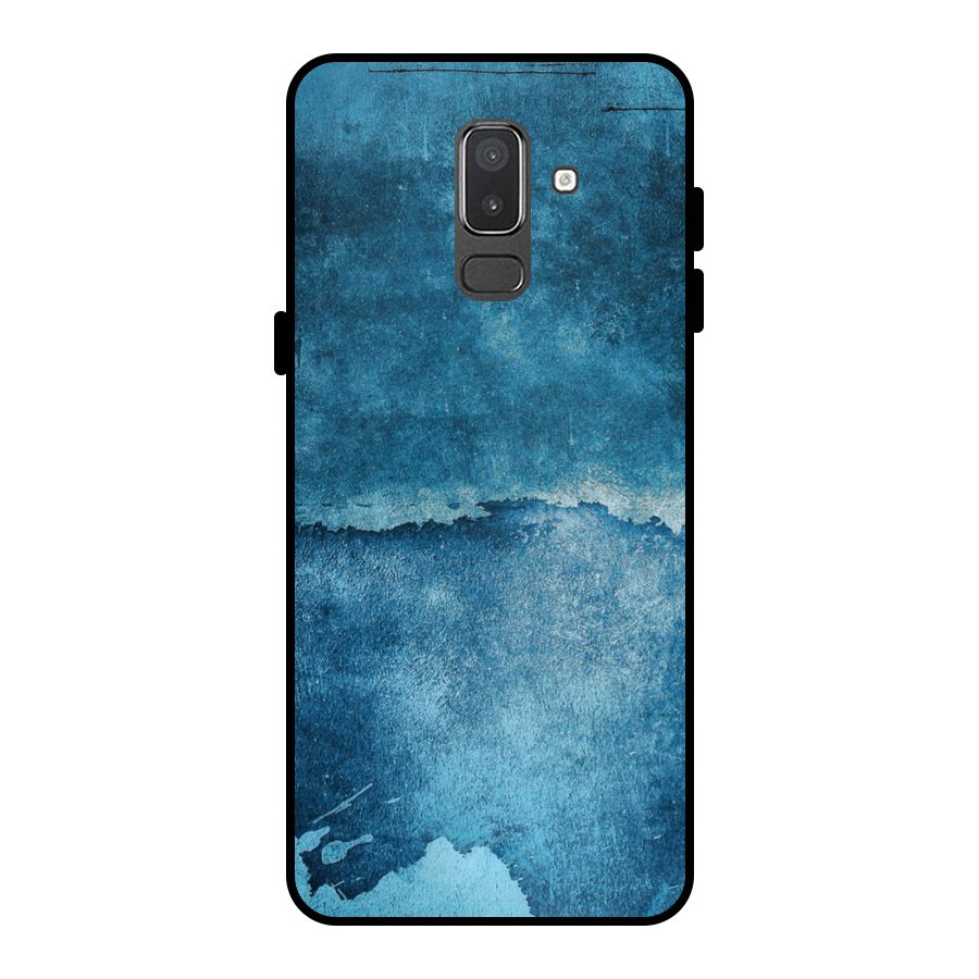 Blue Paint Wall Metal Back Case for Galaxy On8 (2018)