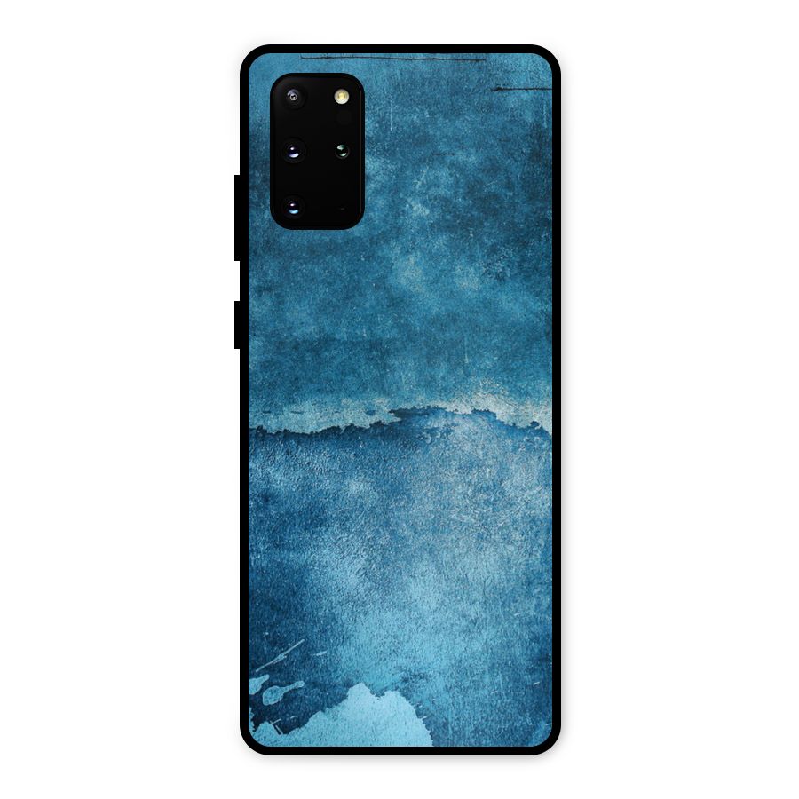 Blue Paint Wall Metal Back Case for Galaxy S20 Plus