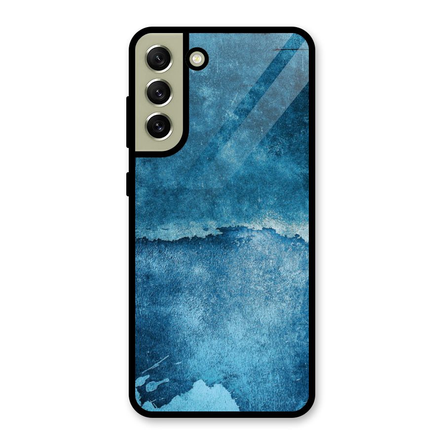 Blue Paint Wall Metal Back Case for Galaxy S21 FE 5G (2023)
