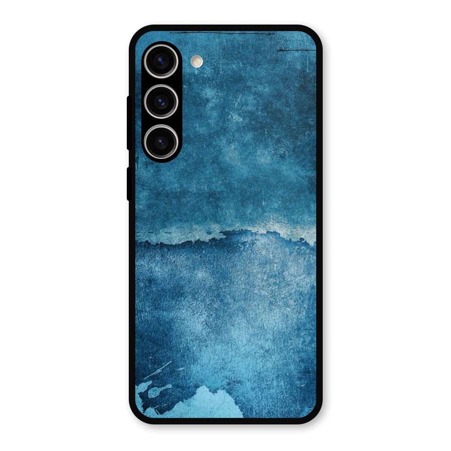 Blue Paint Wall Metal Back Case for Galaxy S23 Plus