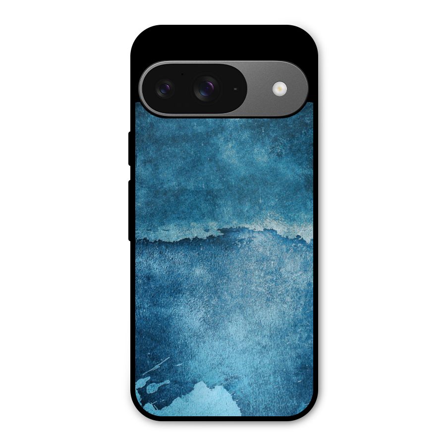 Blue Paint Wall Metal Back Case for Google Pixel 9